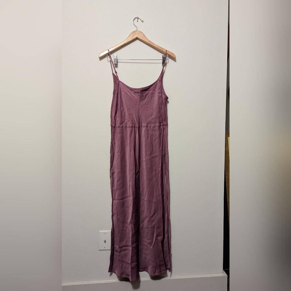 Purple Sleeveless Maxi Dress - Petite